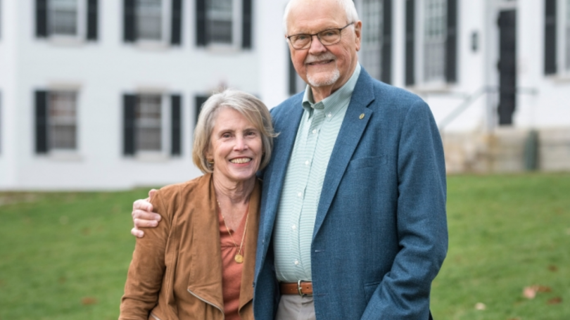 The new center is named in honor of President Emeritus James Wright and Susan DeBevoise Wright. (Photo by Ryan Bent Photography)